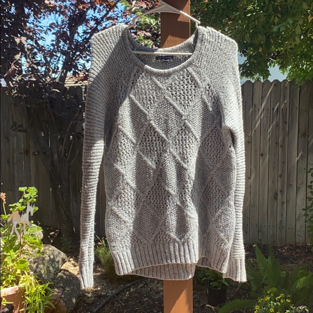 Gray American Eagle Sweater